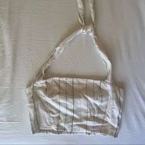 Pacsun white crop top